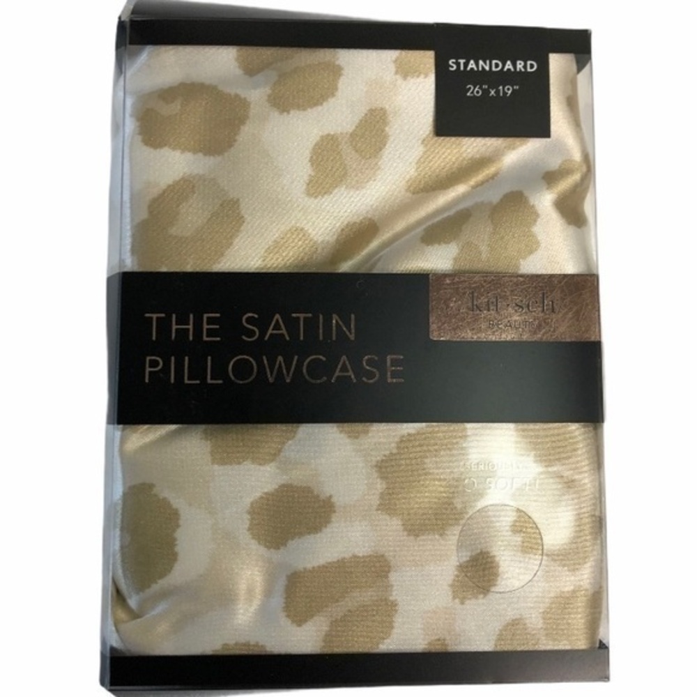 Kitsch Leopard Satin Pillowcase
